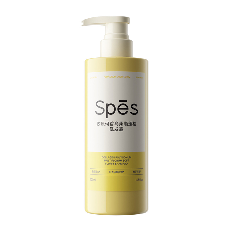Spēs诗裴丝胶原何首乌柔顺蓬松洗发露500ml