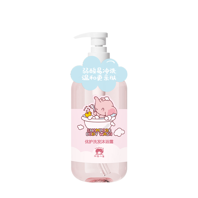 红色小象优护洗发沐浴露500ml